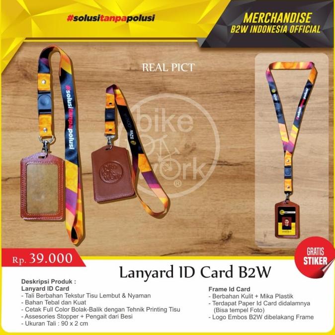 

READY COD Lanyard ID Card edisi B2W #solusitanpasolusi PROMOKode 2058