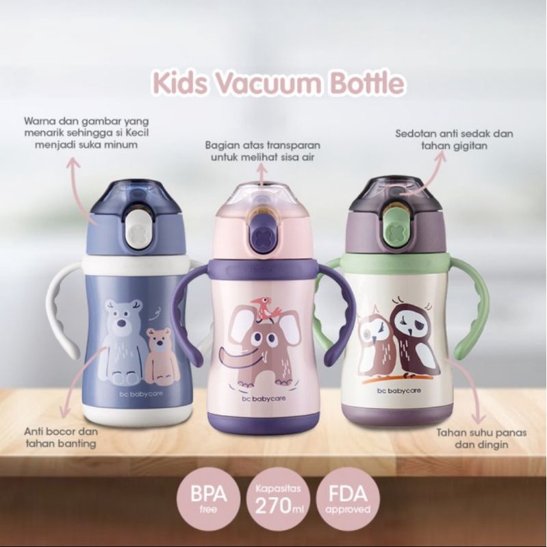 BABYCARE Kids Vacuum Bottle 270ml