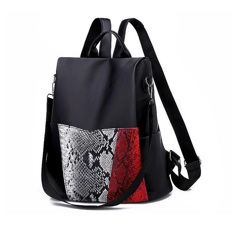 TAS BACKPACK 2IN1 MULTIFUNGSI SNAKE GUCCI RANSEL BRANDED PUNGGUNG RUBI SIMPLE IMPORT SEKOLAH KULIAH