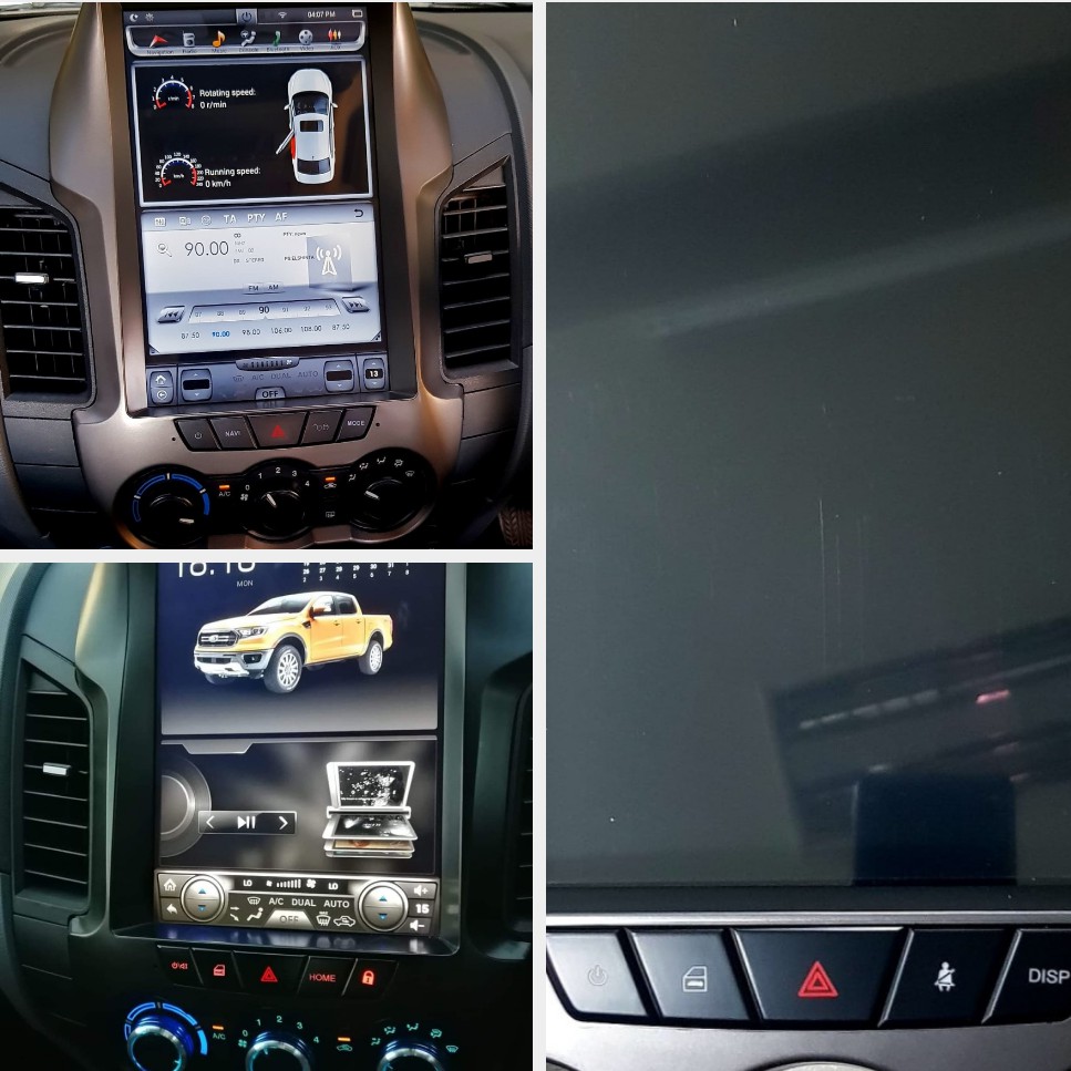 Android Audio Mobil Ford Ranger 2012-2015 Audio Ford Hitam
