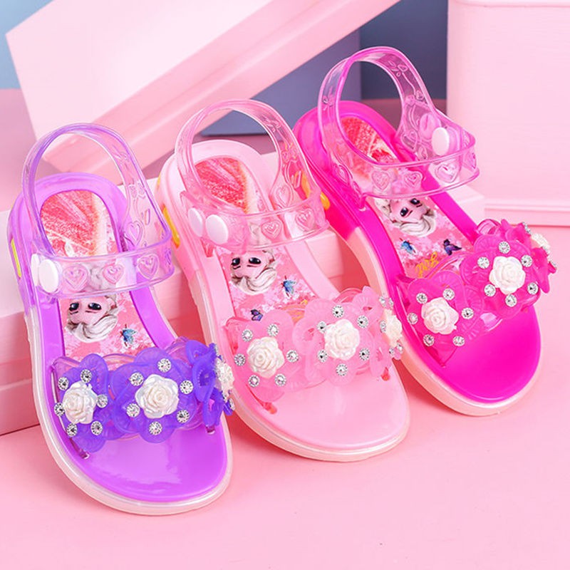 Sepatu Sandal Anak Perempuan Bahan Plastik Gaya Musim Sepatu Sandal Anak Perempuan Bahan Plastik Gaya Musim