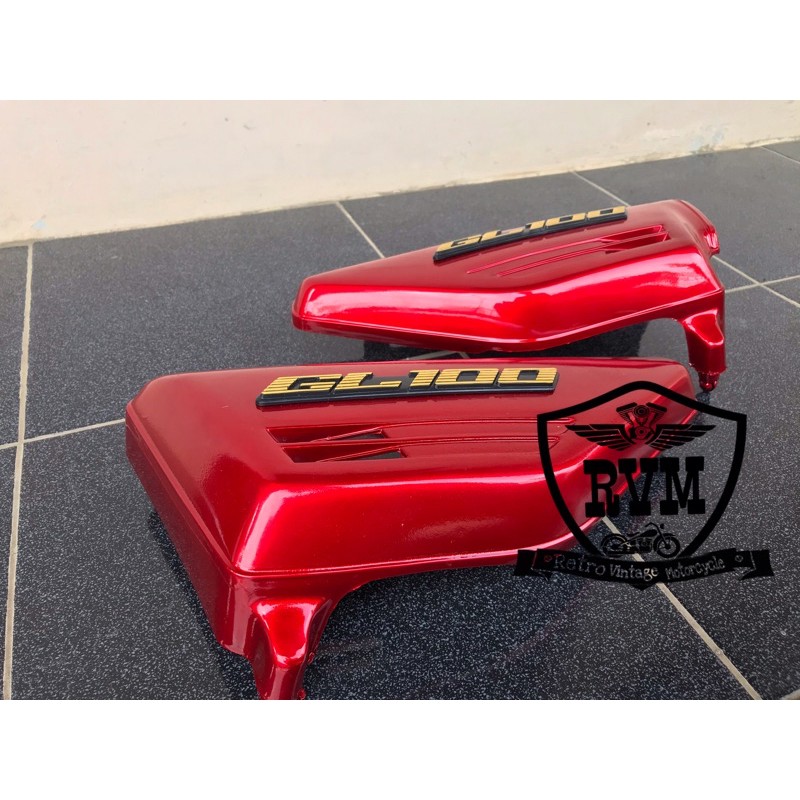 cover bok aki gl 100 merah maroon tempong aki gl 100 merah maroon