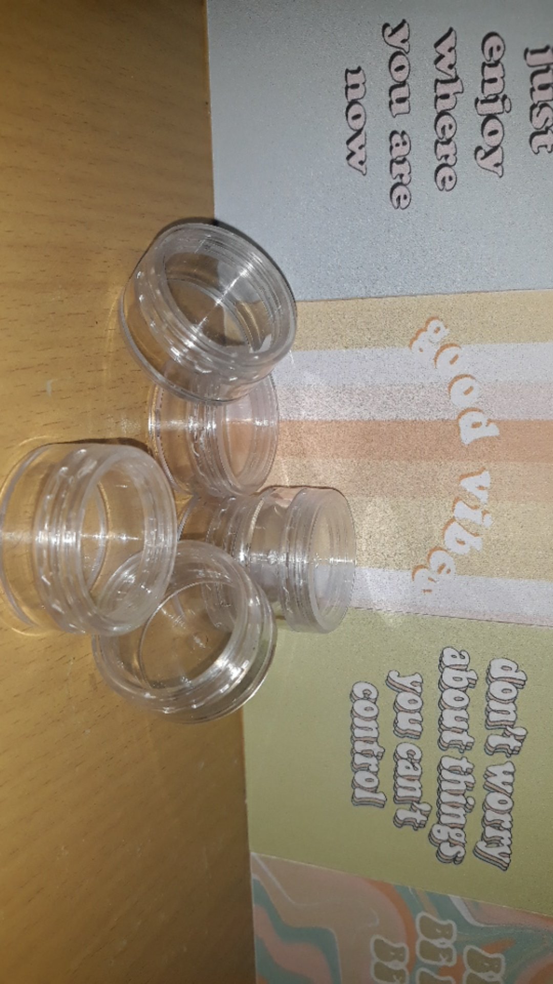 Pot Cream 3 Gram Colour Wadah Bening