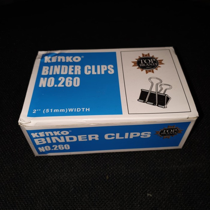 

Bagus Binder Clip / Penjepit Kertas 260 Kenko Berkualitas