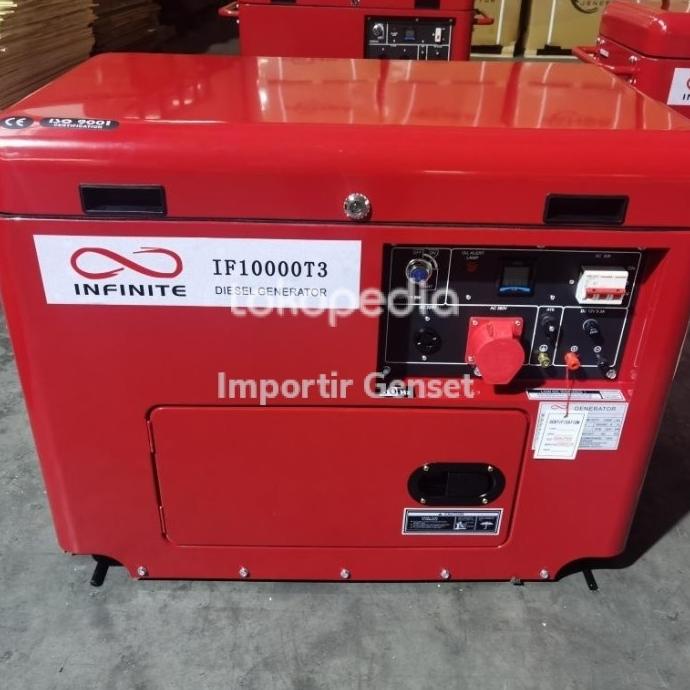 genset silent 7500 watt.. 10 kva 3 phase terlaris