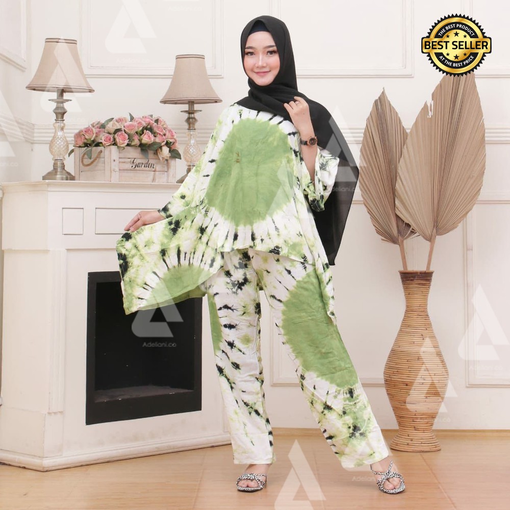 Setelan Shibori | Baju Shibori | Kulot Shibori