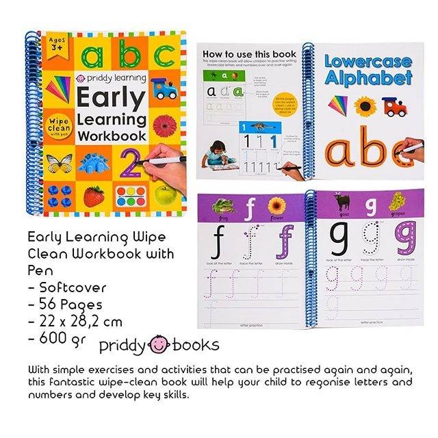 Priddy early learning wipe clean workbook