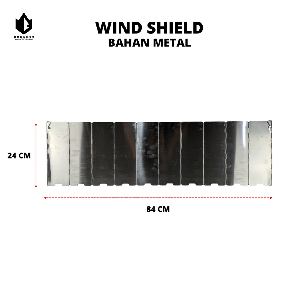 Whind Shield - Pelindung Angin Bahan Aluminium - Pelindung Angin Kompor