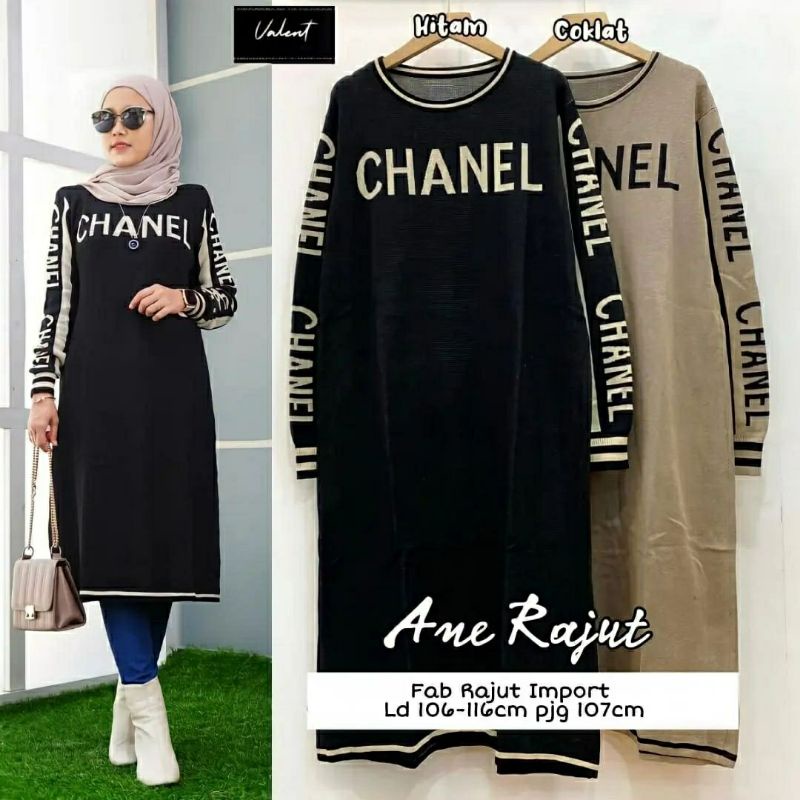 Ane Rajut, TUNIK RAJUT SUPER CANTIK FIT XXL LD 106-120 BAHAN RAJUT IMPORT JUMBO TERMURAH OOTD MODIS