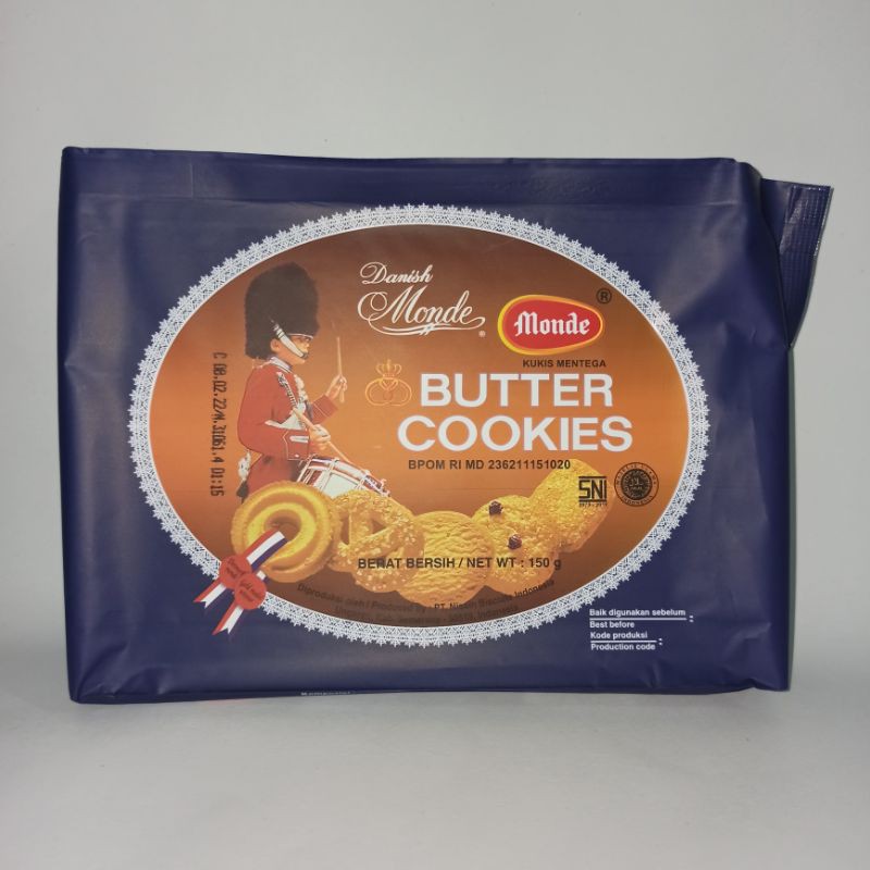 

Monde Butter Cookies Assorted Pack Ekonomis 150g