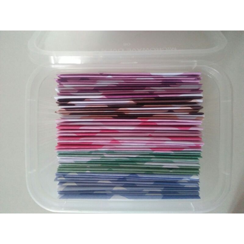 

Tantangan Menabung 50 Amplop Envelope Challenge FREE box + pulpen + stiker angka