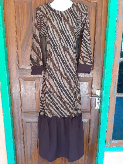 Gamis Batik Manggar, Padi,sekar,cantik,kubis,kipas,daun,kupu,nadine,gendis