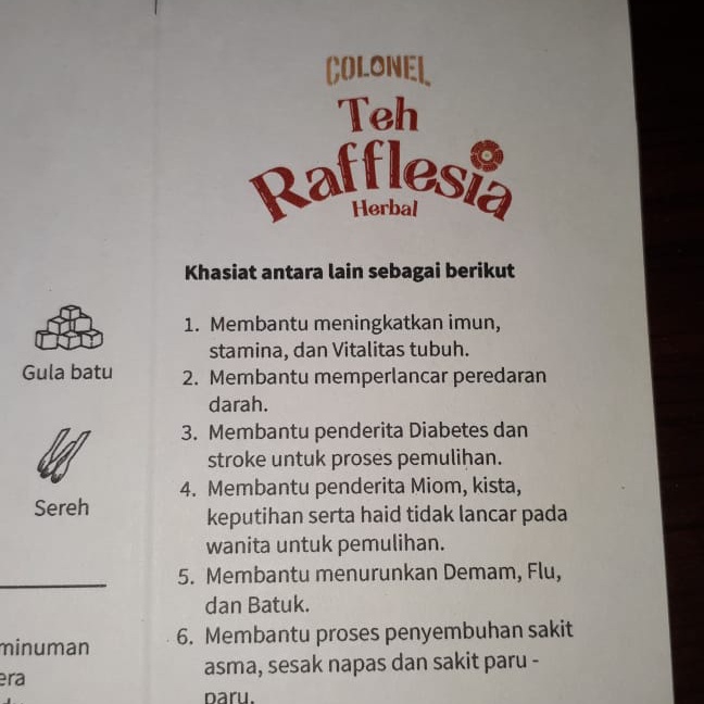 

Teh-Daun- Teh Raflesia Herbal -Daun-Teh 800 Teh-Makanan-Minuman