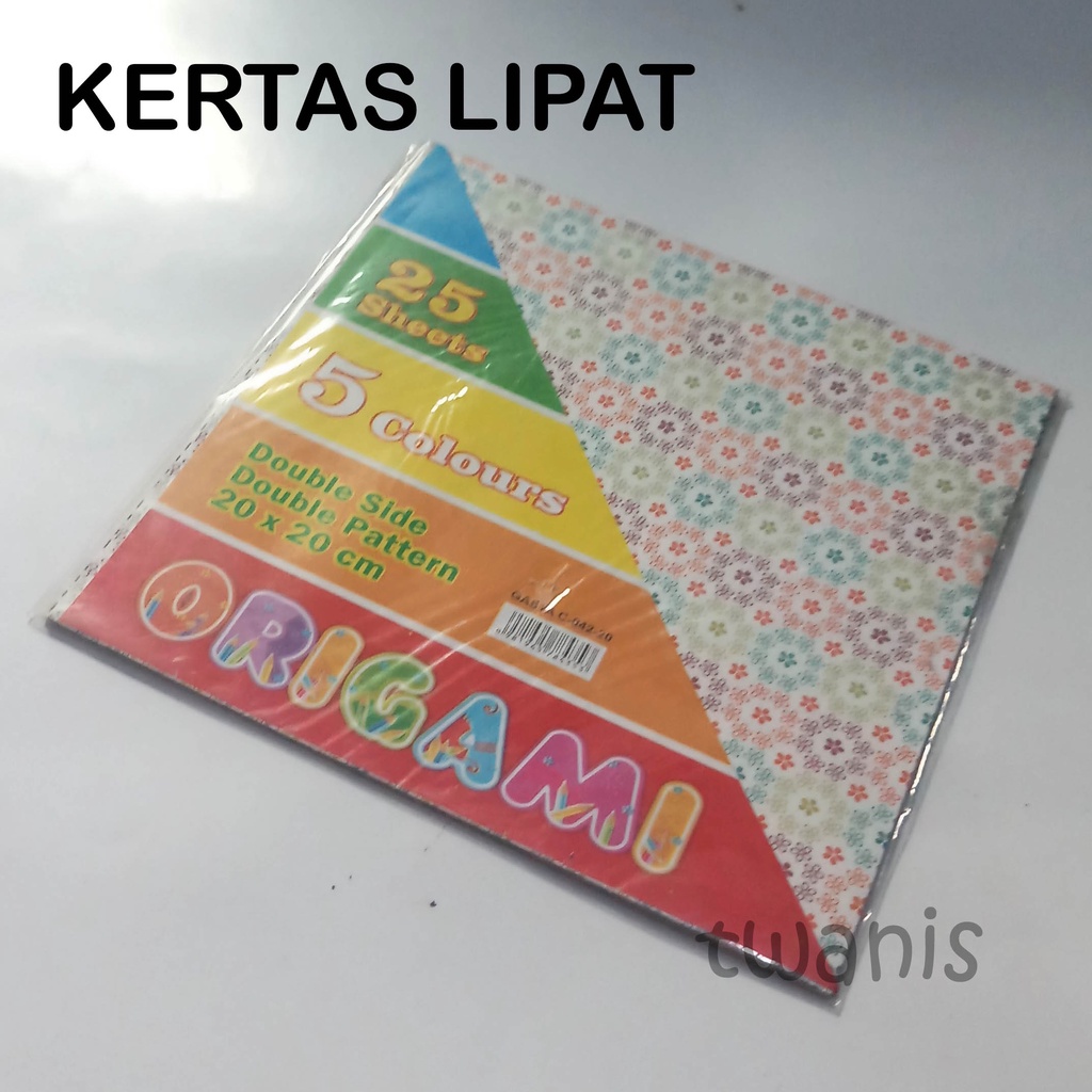 

KERTAS LIPAT ORIGAMI BERMOTIF BOLAKBALIK ISI 25 LEMBAR UKURAN 20 X 20 CM