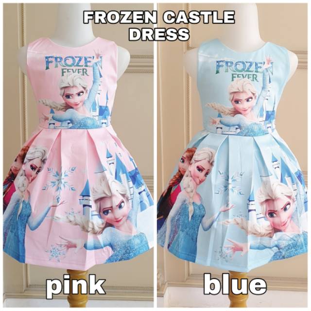 GA2603 FROZEN BUTTERFLY PURPLE DRESS GAUN BIRTHDAY ULANG TAHUN ANAK UNGU ELSA ANNA MURAH IMPORT LUCU