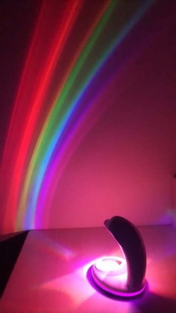 dolphin rainbow / rainbow lamp / lampu pelangi / lampu rainbow