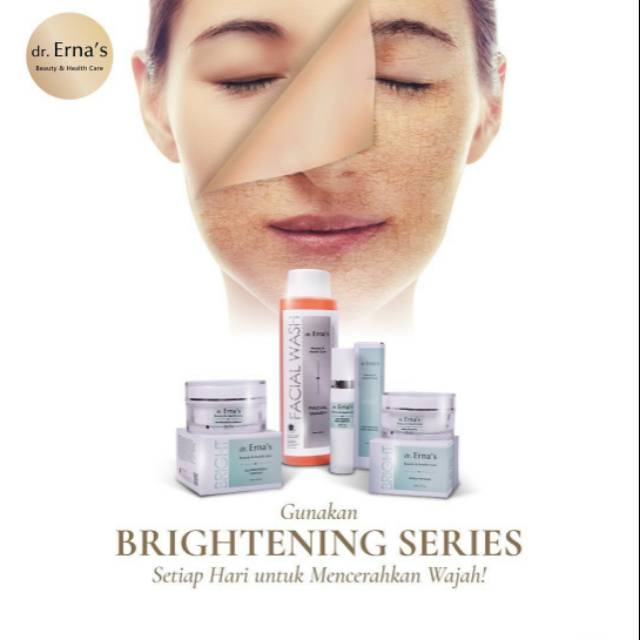 dr. Erna's Brightening Series (Paket Pencerah Wajah)+Anti aging