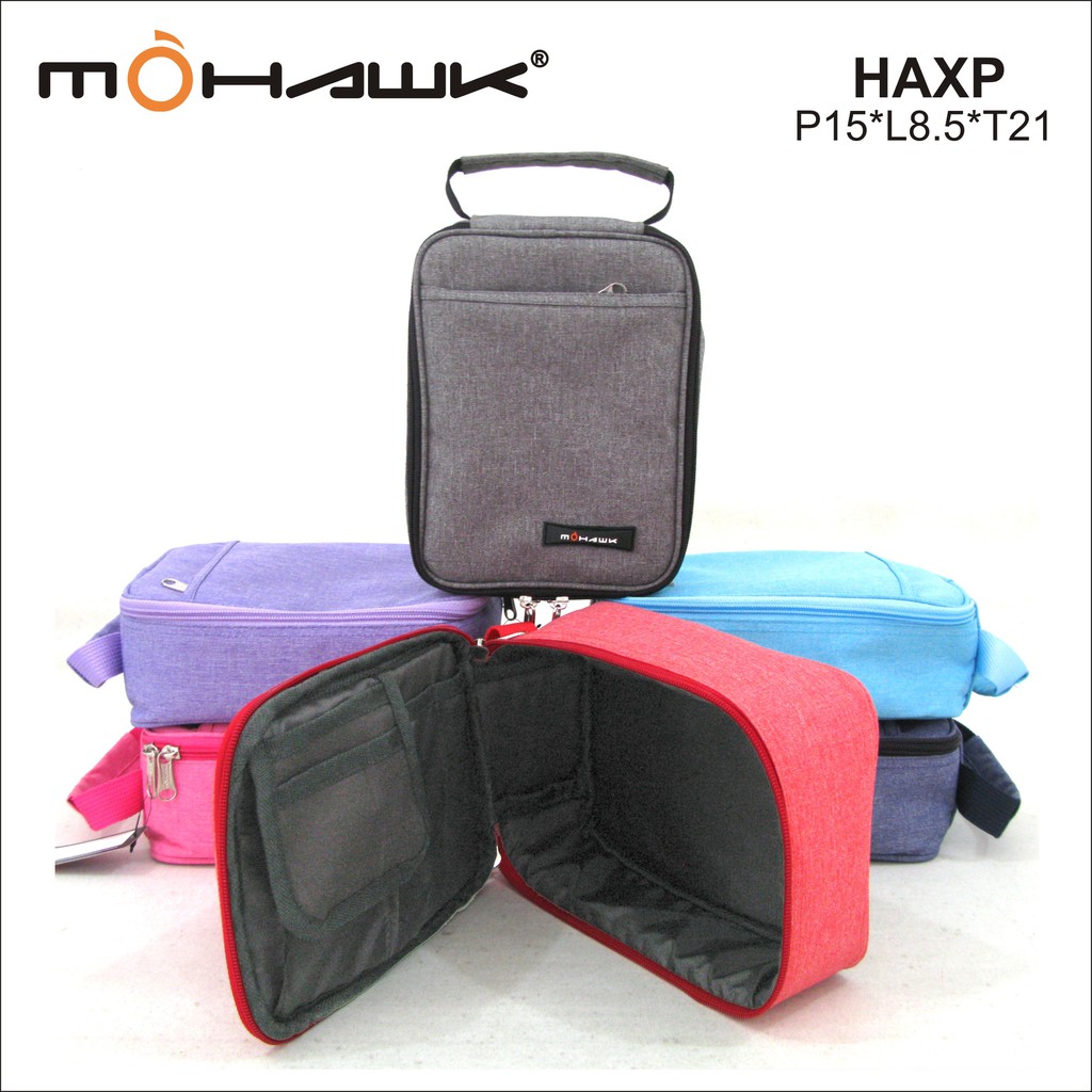 Pouch serbaguna Dompet Adaptor/kosmetik/kunci/koin MOHAWK Code HAXP