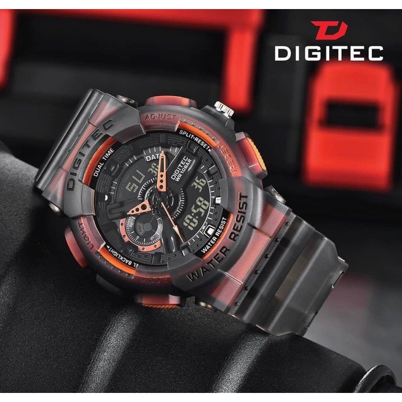 LIMITED EDITION  DIGITEC DA-2020T DA2020 DA 2020T MDA BDA 4020T / DG-2020T JAM TANGAN SPORTY ORIGINA