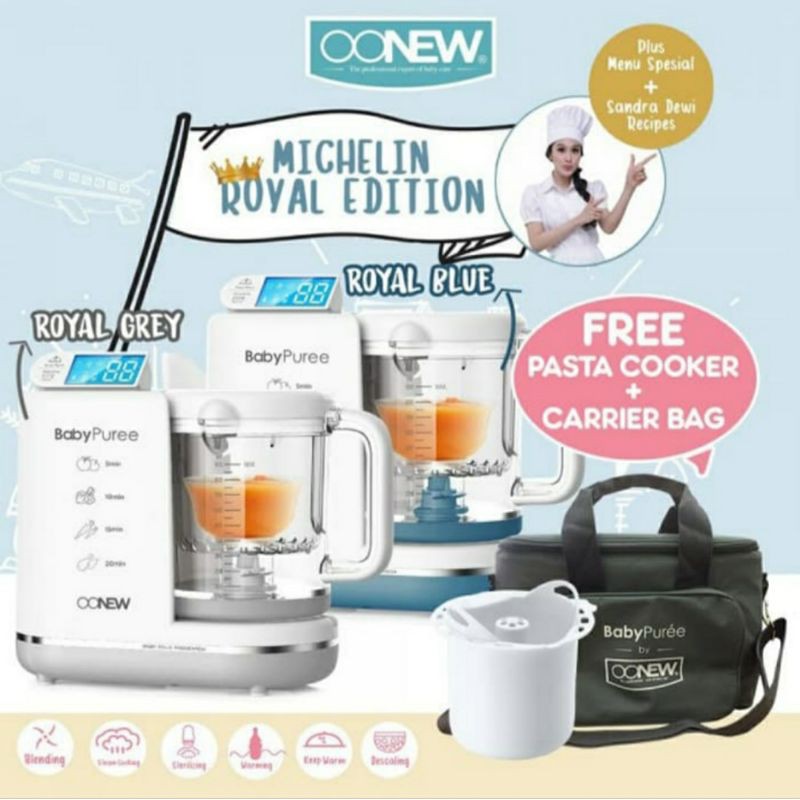 OONew Micheline Royal Edition Baby Food Processor 6 in 1