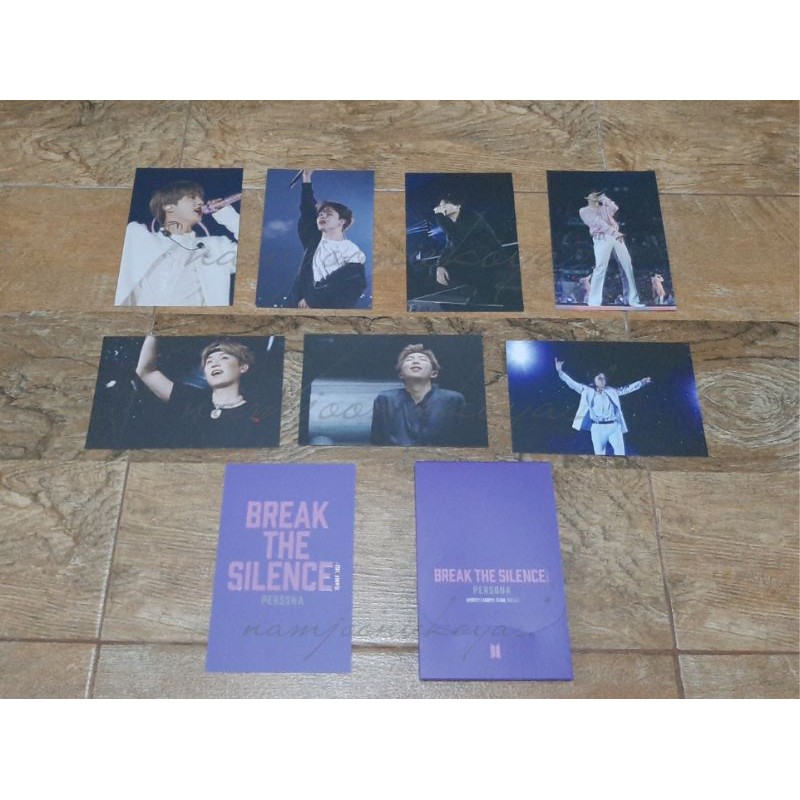 BTS POSTCARD BREAK THE SILENCE