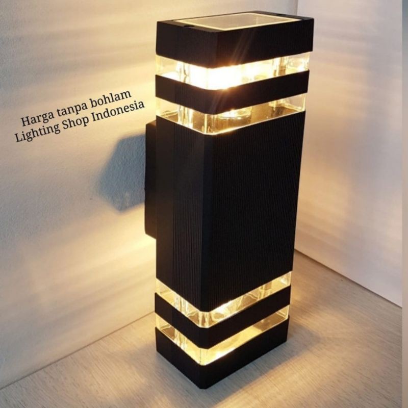 LAMPU DINDING KOTAK PERSEGI E27 2 ARAH HIAS PILAR LAMPU DINDING KOTAK PERSEGI E27 2 ARAH HIAS PILAR