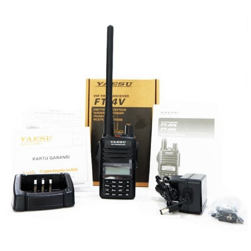 HANDY TALKY YAESU FT-4V/FT-4VR 4V VHF  SINGLEBAND NEW ORIGINAL GARANSI RESMI POSTEL