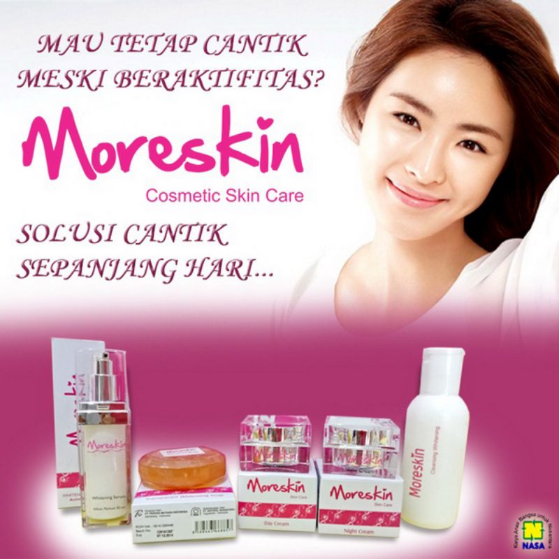 Moreskin Cosmetic Skincare ORIGINAL 100% NASA