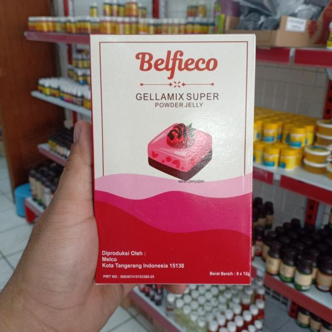 

Belfieco Gelamix super Gelatin Jelly Powder 8x12gr TERLARIS TERPERCAYA ORIGINAL