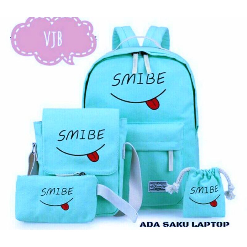 BACKPACK SMIBE-Ransel Anak sekolah Tas Gendong Tas Ransel Cowok dan Cewek