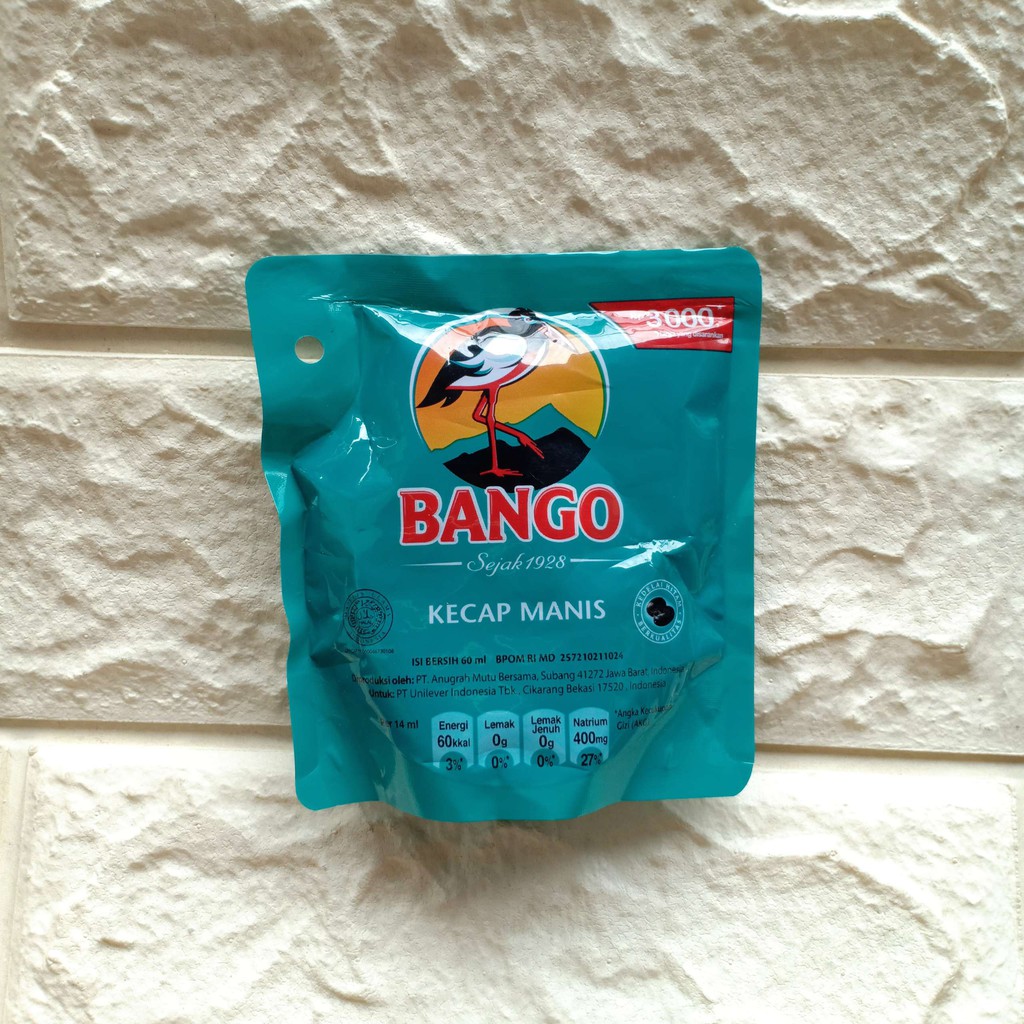 

Kecap Manis Bango Sachet Kecil 60ml 60 ml Bumbu Dapur Masak