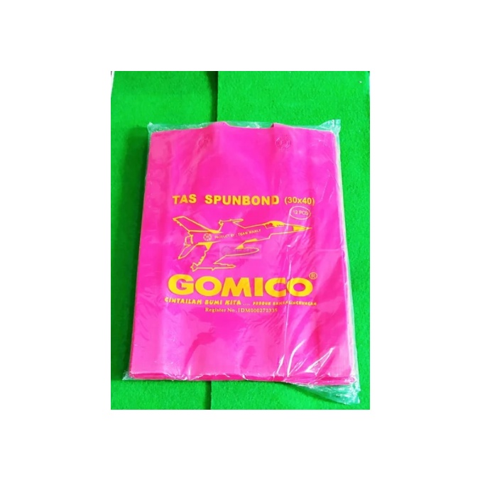 

Gomico Tas JingJing Kain Atau Tas Spunbond Polos 30 x 40 cm