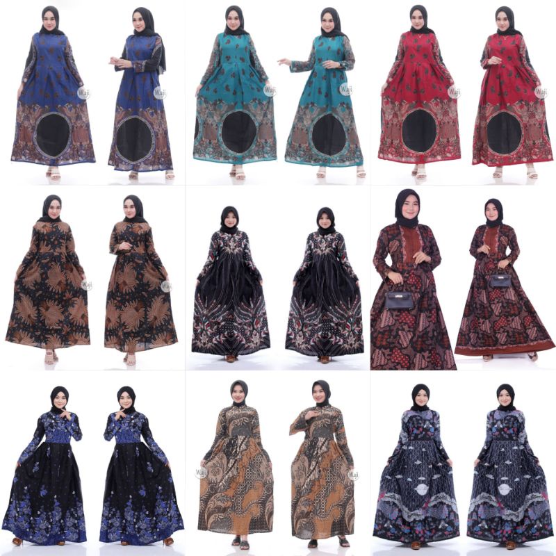 GAMIS BATIK MANGGAR | PADI | SEKAR | CANTIK | KUBIS | KIPAS | DAUN