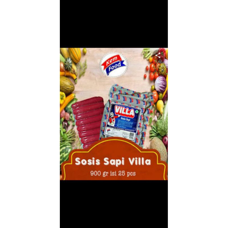 

sosis sapi villa