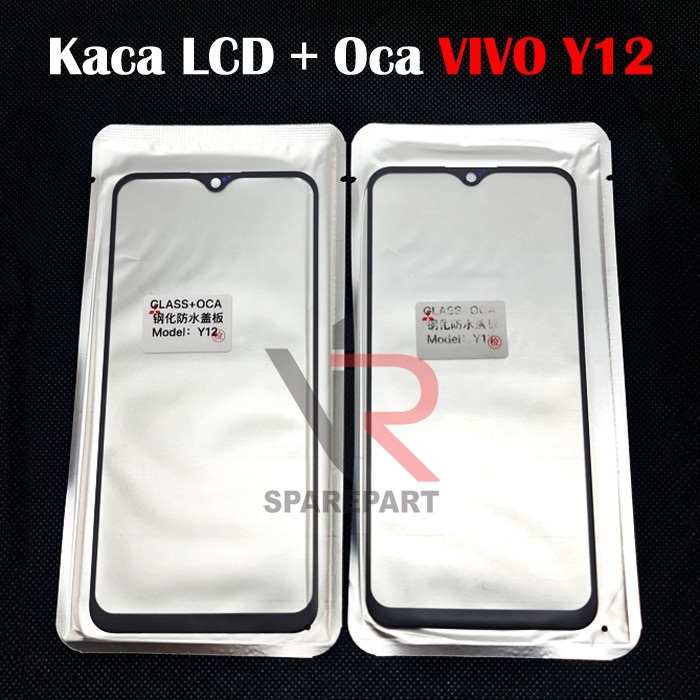 GLASS - KACA LCD TS VIVO Y12 / Y15 / Y17 + LEM OCA