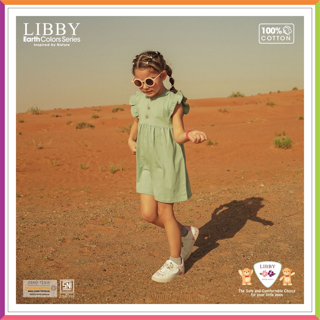 ❤ Fashionbabies ❤ LIBBY NARA DRESS / DRESS BABY LIBBY EARTH COLOUR SERIES ORIGINAL-8