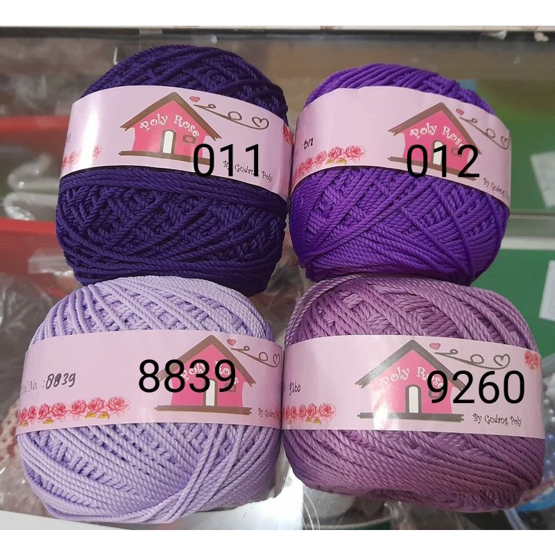 BENANG RAJUT POLY ROSE