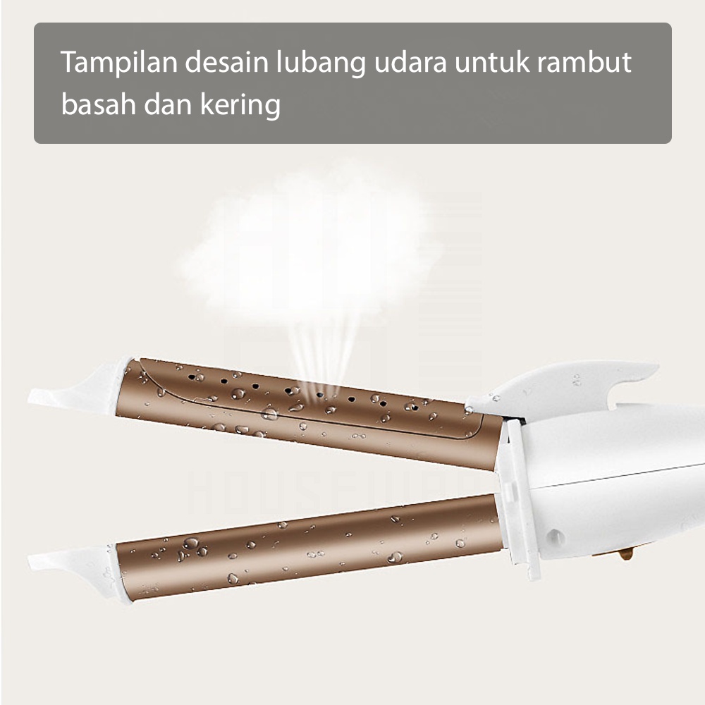 HUGO Catokan Rambut Pengeriting Rambut 2 in 1 Hair Straightener Multifunction Premium Quality