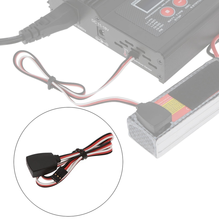 Temperature Sensor Probe Cable For SkyRC Imax B6 B6AC Lipo Charger