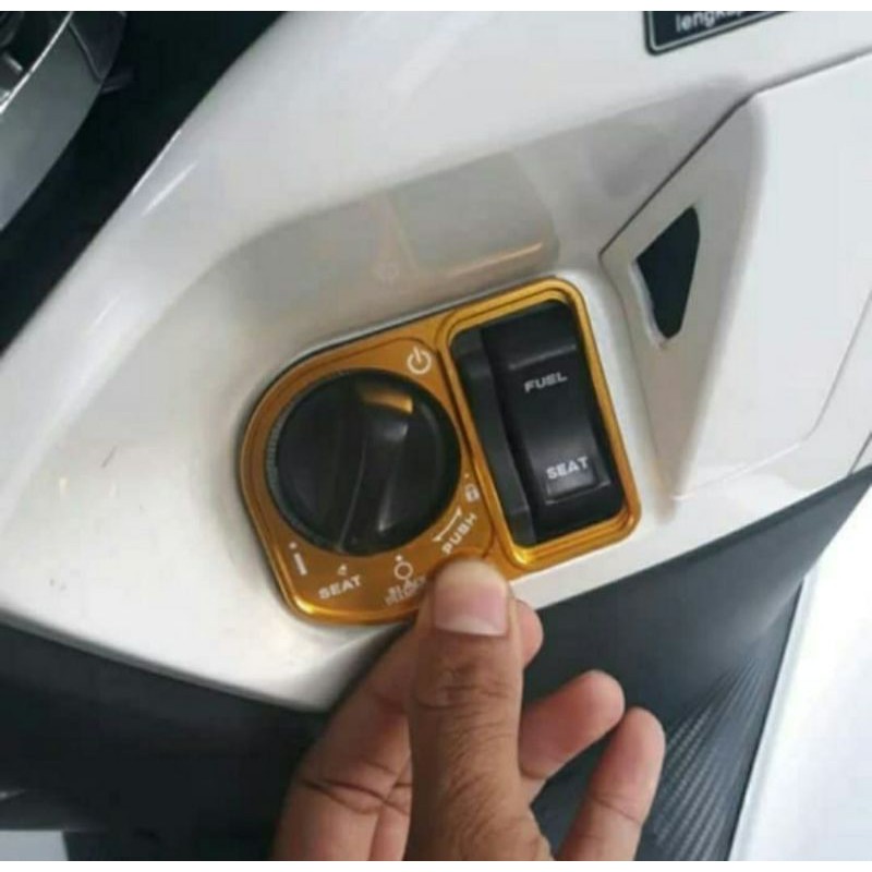 Cover kontak adv 150 pcx 150 black diamond
