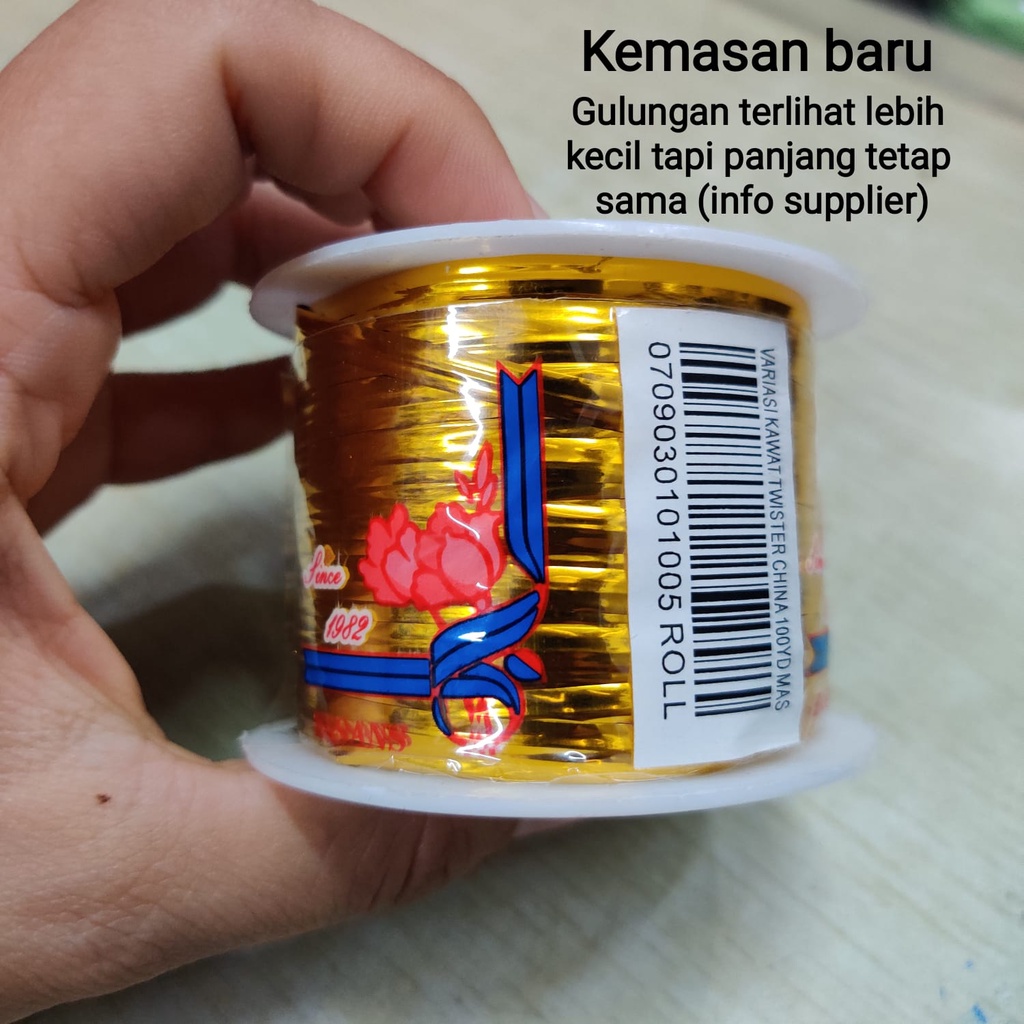 Kawat Twister / Lilit / Souvenir / Twist Tie / Metalik Gulungan Kecil