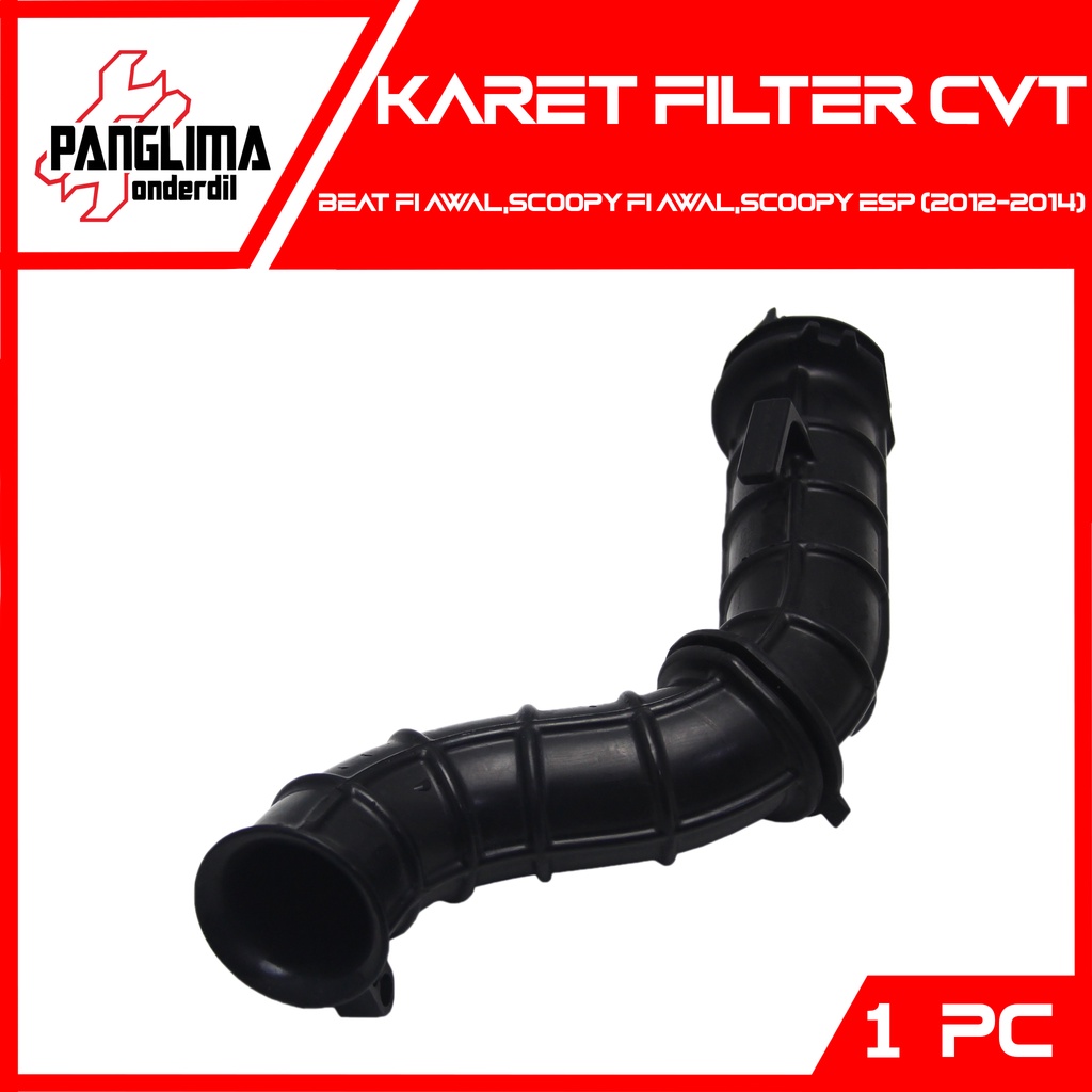 Karet Filter CVT Beat FI-F1 2012-2014 &amp; Scoopy eSP Saringan Udara-Hawa Join-Joint Karbu-Karburator-Carbu