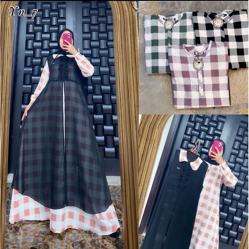 Gamis two in one kotak original by Frilla