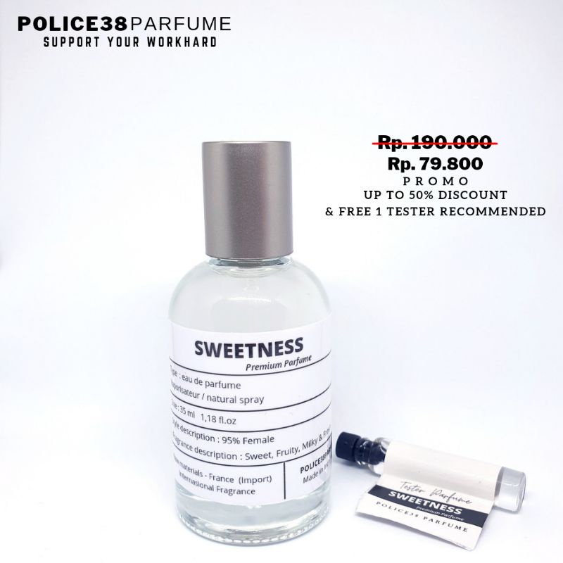 Sweetness Premium Parfum | Parfum Wanita | Parfum Tahan Lama| BUY &amp; DONATE / Membeli Sambil Bersedekah | Jayrosse , Hmns , Onix