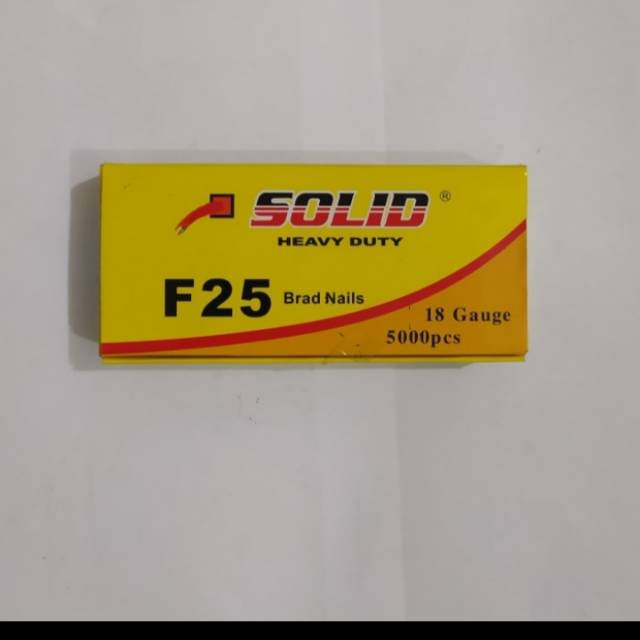 

Refill Staples Tembak Paku Tembak F25 Solid 18 Gauge