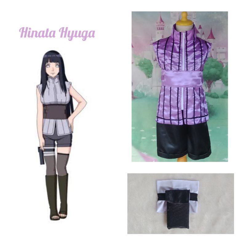 Kostum Anime Hinata Hyuga/Cosplay Hinata Hyuga Naruto