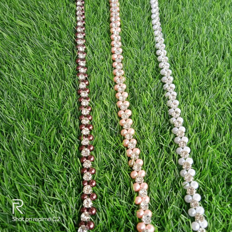 mutiara rangkai 1 cm/mutiara custome