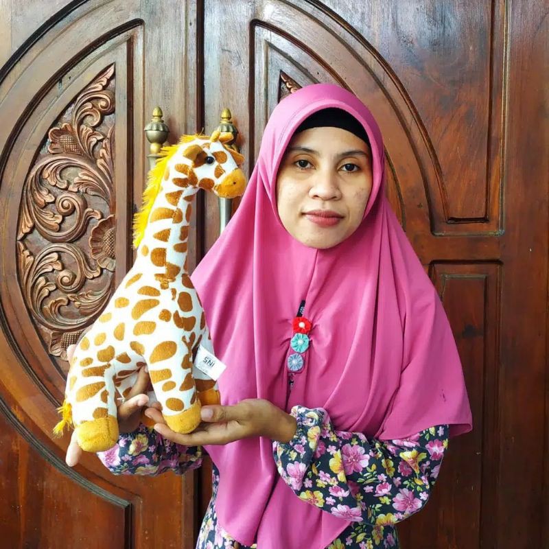 BONEKA JERAPAH 33 CM / BONEKA BINATANG JERAPAH TERMURAH TERLARIS