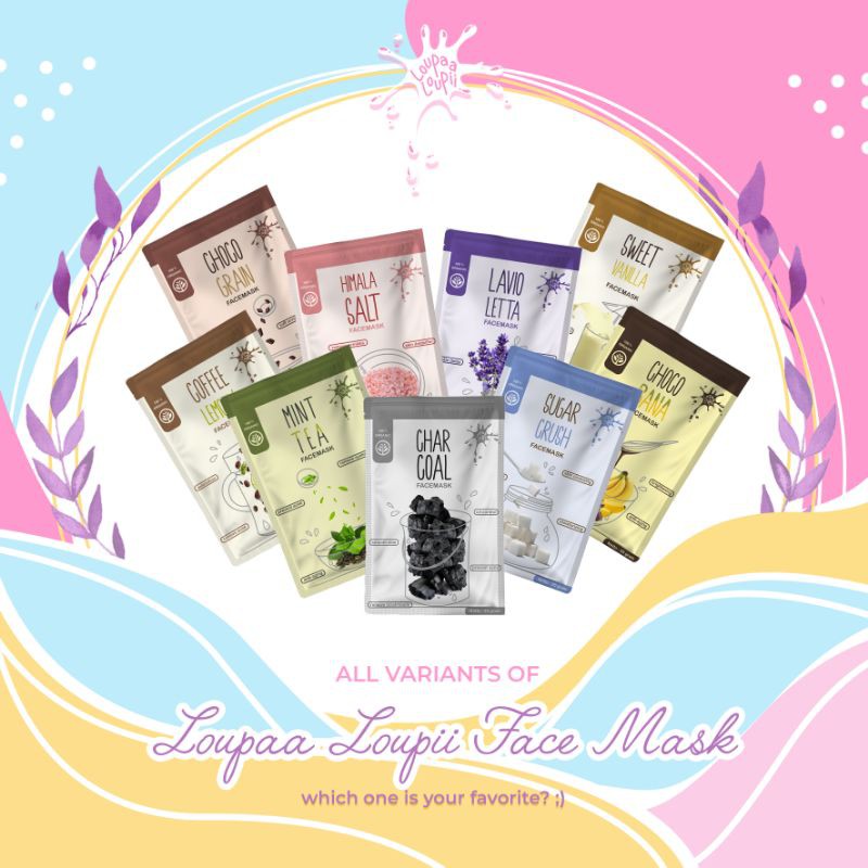 Masker Organik Loupaa Loupii