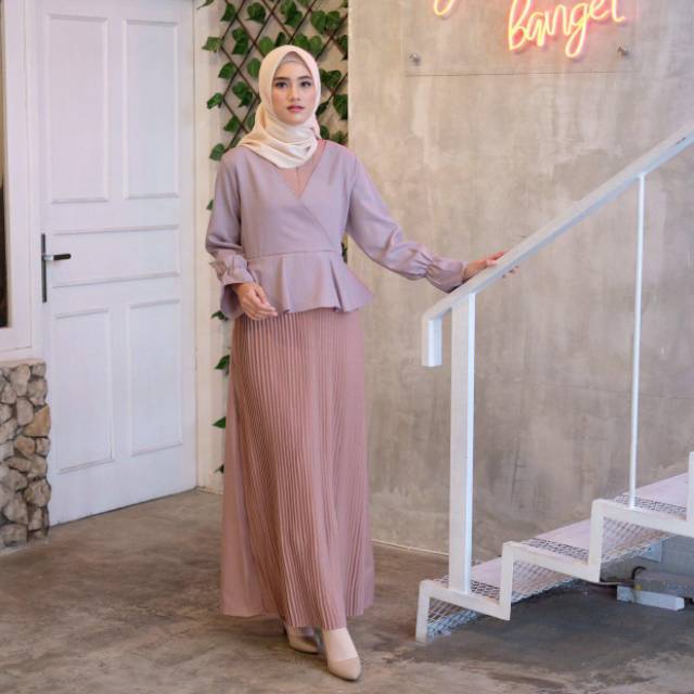 Gamis peplum nindy